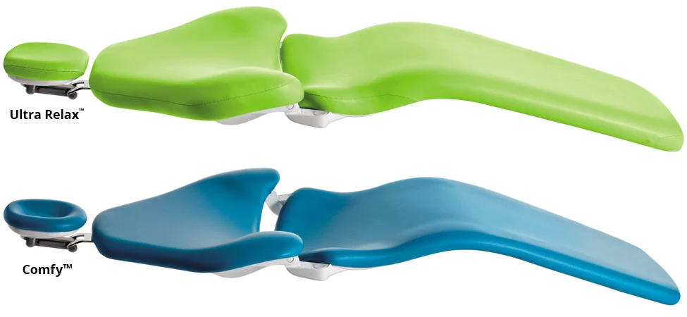 Planmeca dental unit upholsteries ultra relax and comfy