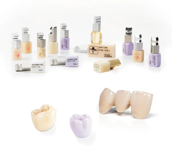 Dental mill blocks