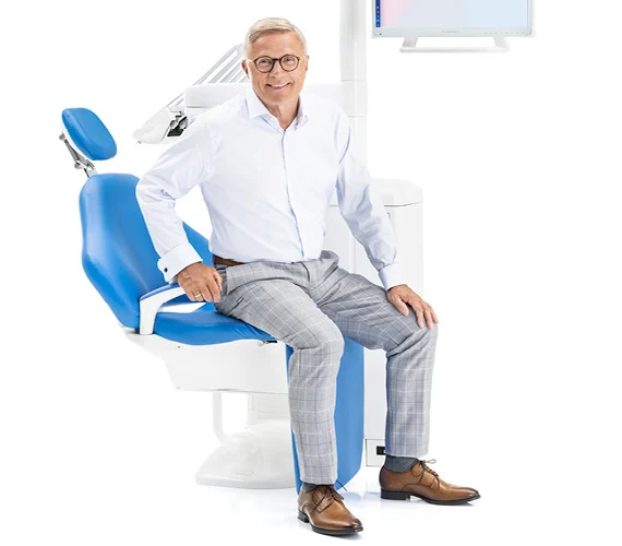 Planmeca Dental unit patient comfort leg rest